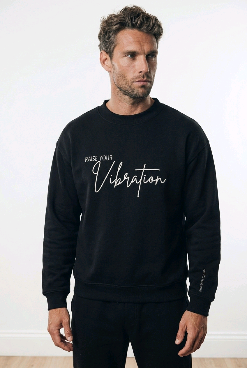 RAISE YOUR VIBRATION - JUMPER embroidered