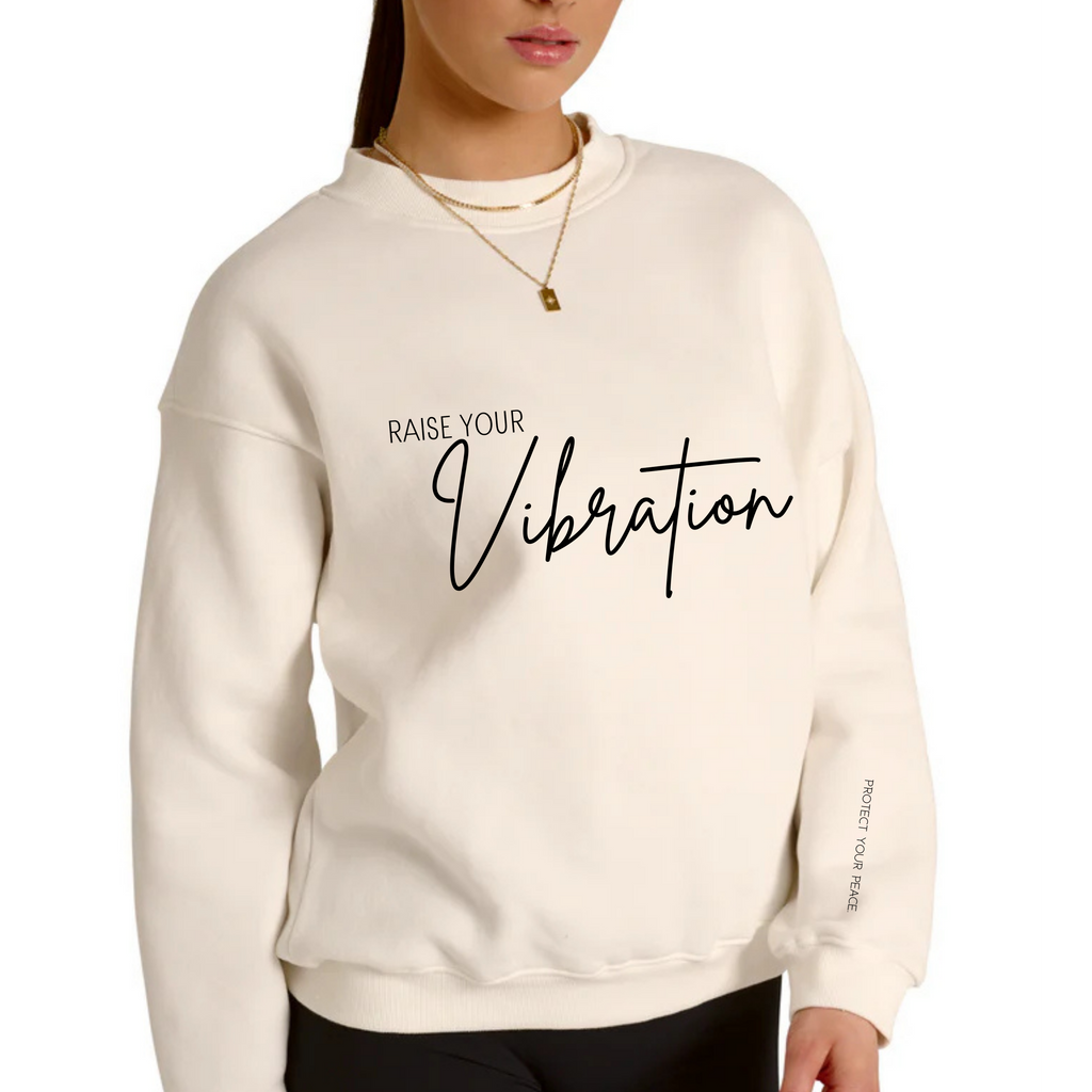 RAISE YOUR VIBRATION - JUMPER embroidered