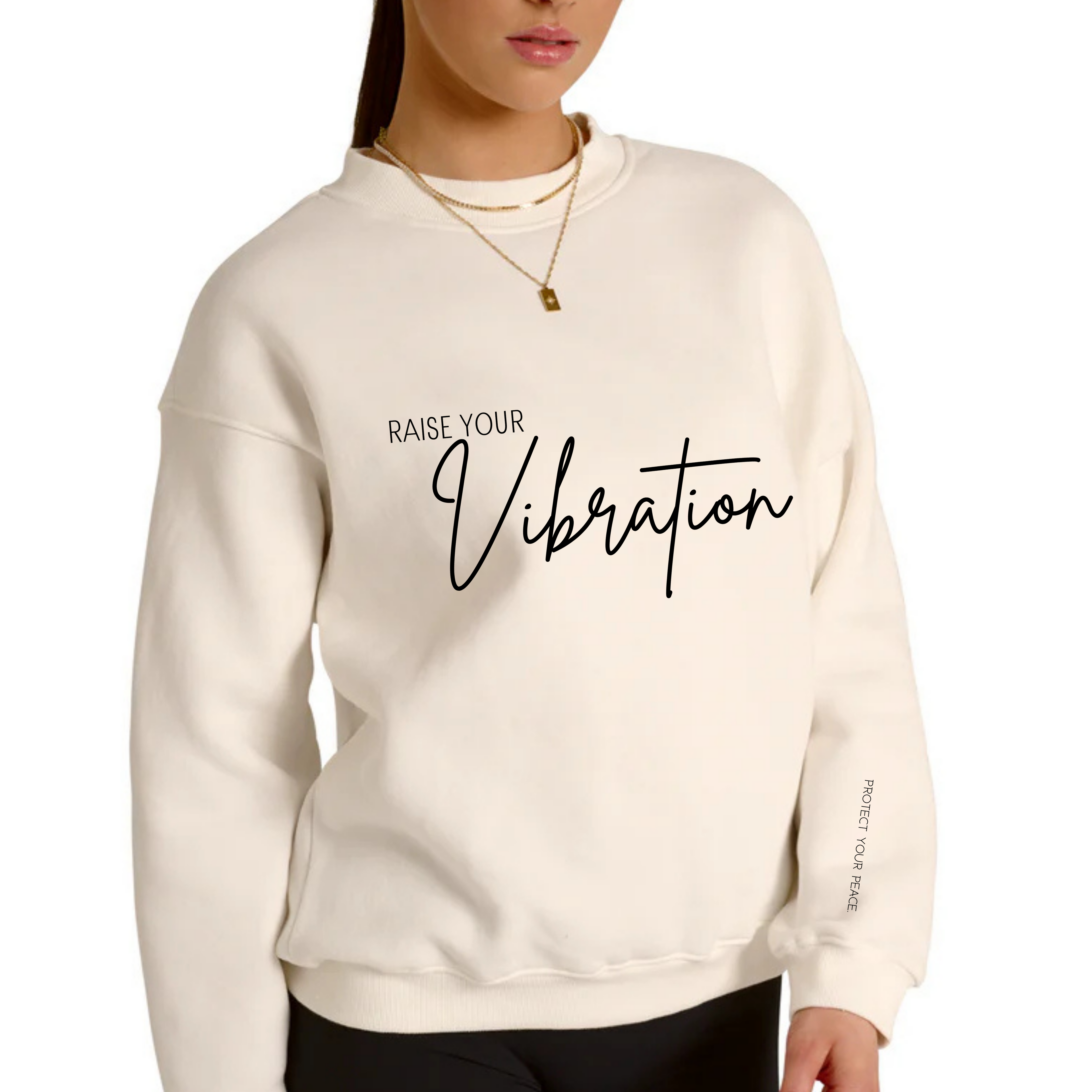 RAISE YOUR VIBRATION - JUMPER embroidered