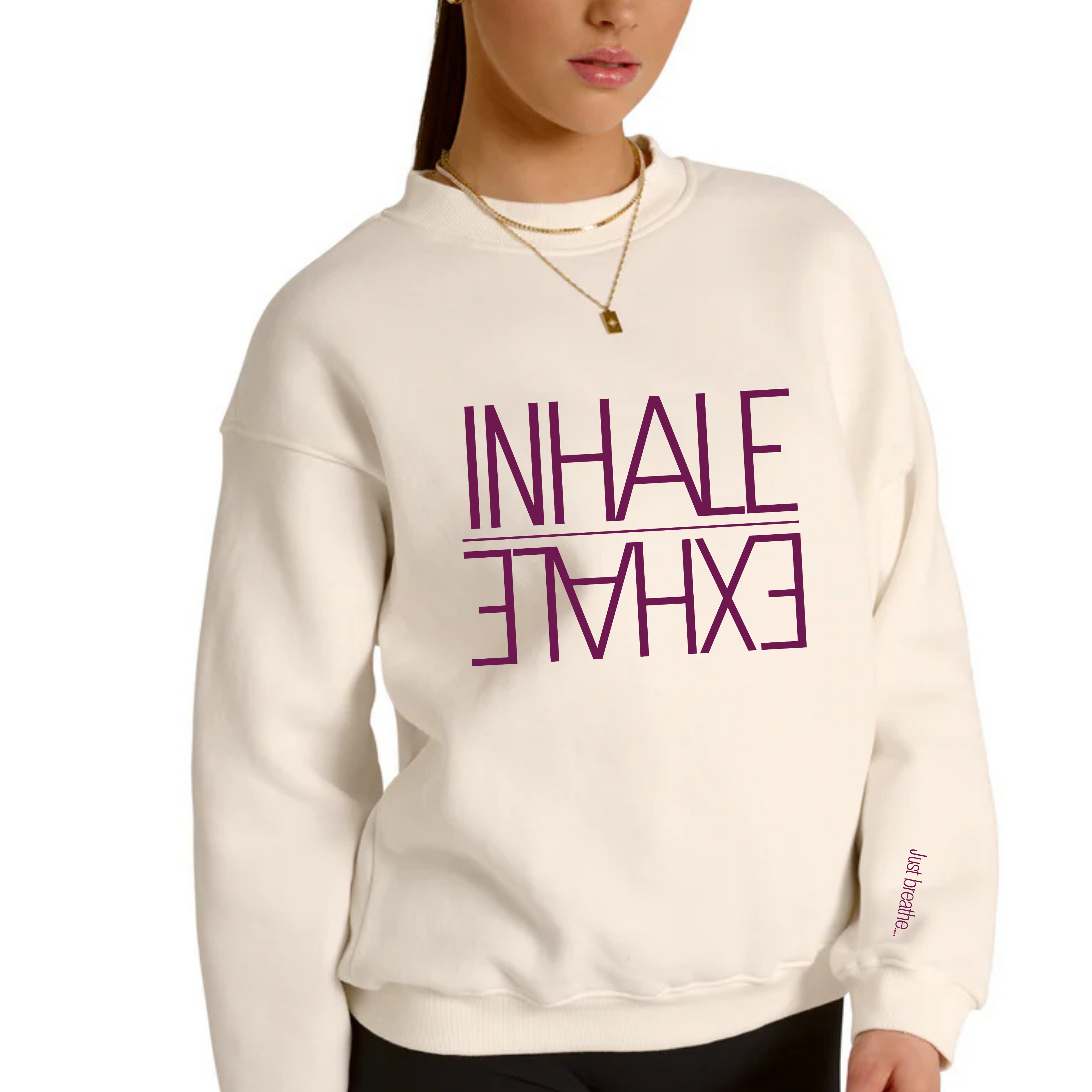INHALE EXHALE- JUMPER embroidered