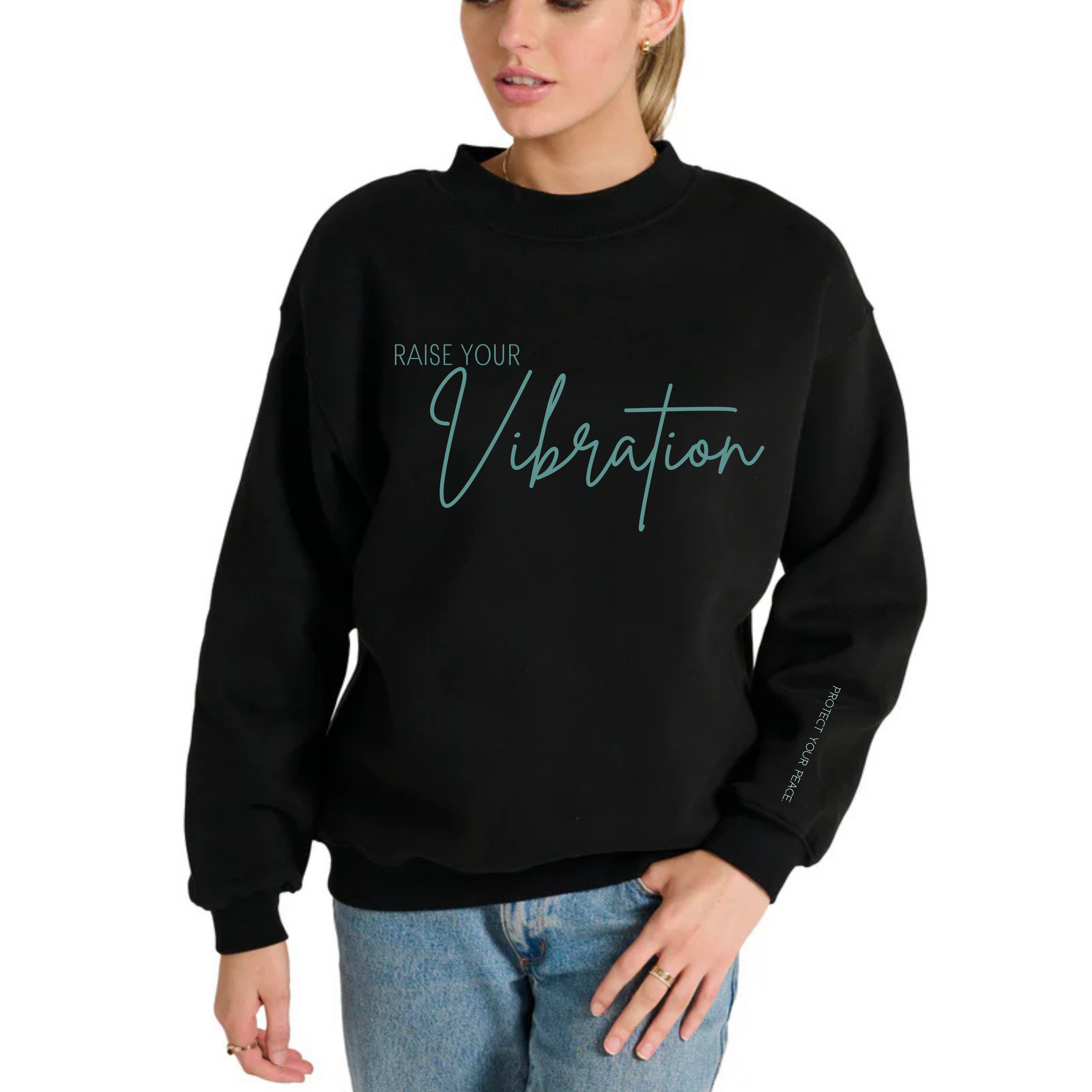 RAISE YOUR VIBRATION - JUMPER embroidered