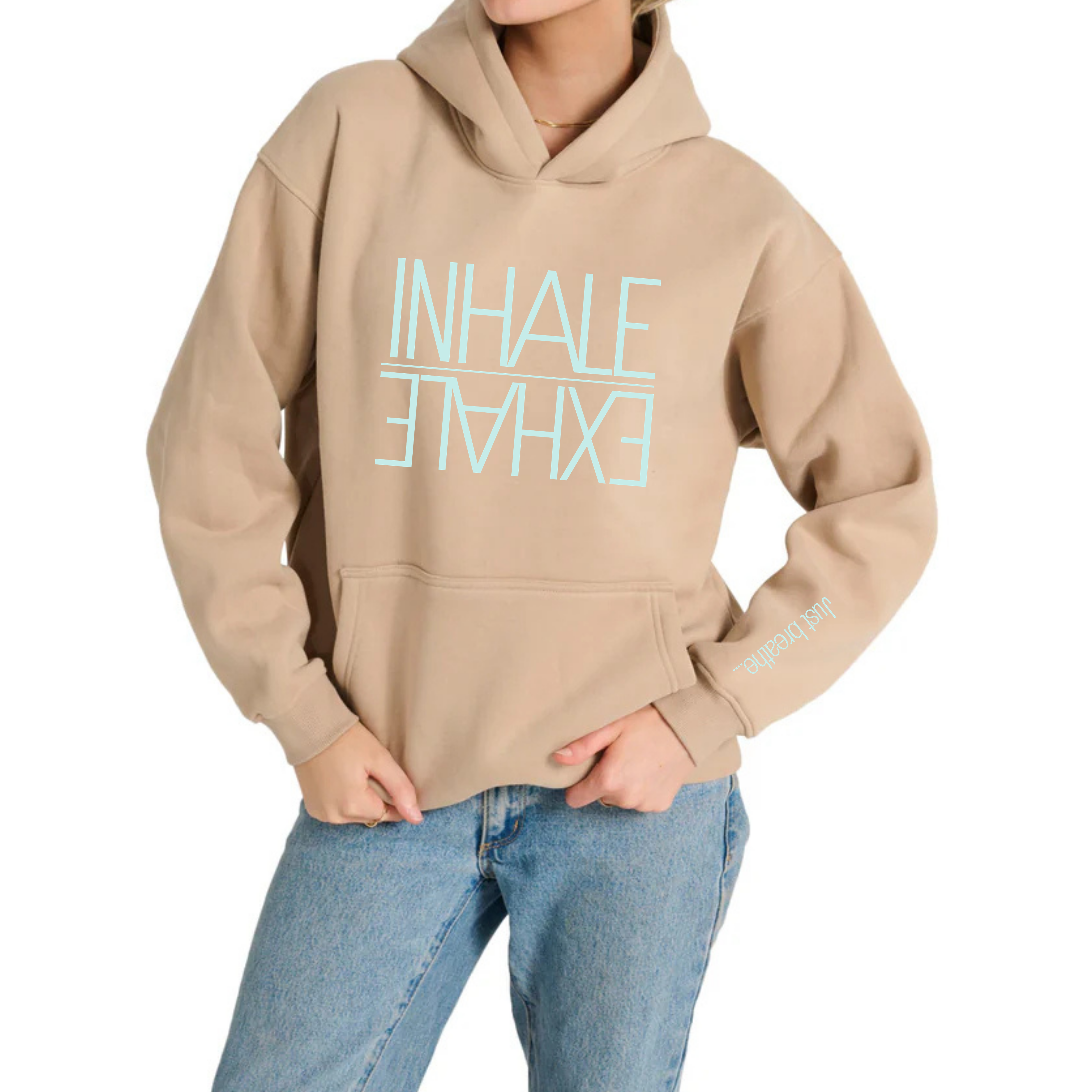 INHALE EXHALE- HOODIE embroidered
