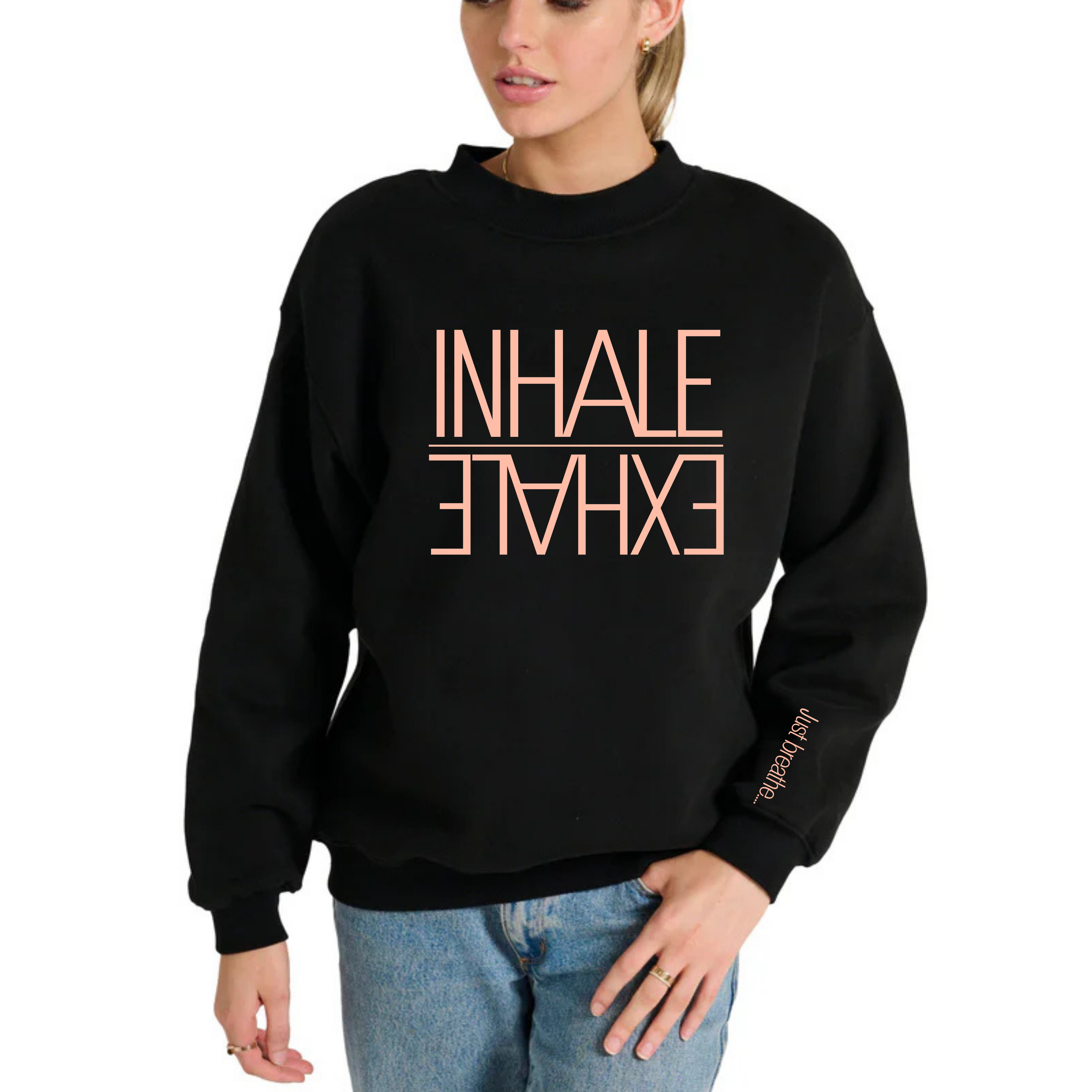 INHALE EXHALE- JUMPER embroidered