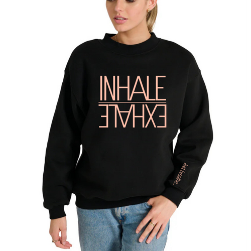 INHALE EXHALE- JUMPER embroidered