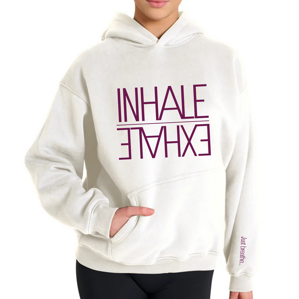 INHALE EXHALE- HOODIE embroidered