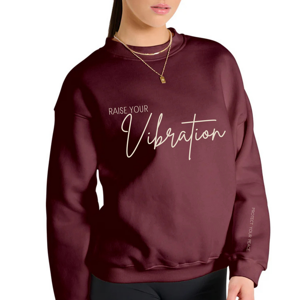 RAISE YOUR VIBRATION - JUMPER embroidered